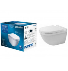 Унитаз подвесной, Duravit, Starck 3, шгв 400*560*390, цвет-белый