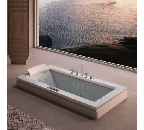 Гидромассажная ванна, Jacuzzi, AURA UNO, шгв 1800*900*660, цвет-белый глянцевый