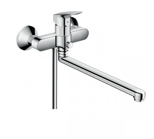 Смеситель для ванны и душа, Hansgrohe, Logis, цвет-хром