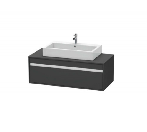 Тумба под раковину, Duravit, Ketho, шгв 1200*550*426, раковина-необходимо заказать, цвет-графит матовый