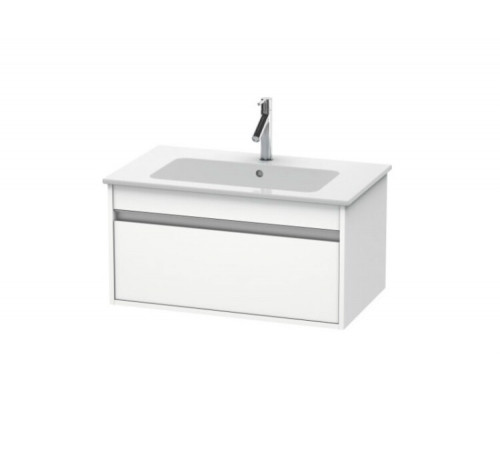 Тумба под раковину, Duravit, Ketho, шгв 800*475*410, раковина-необходимо заказать, цвет-белый матовый