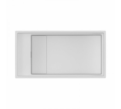 Мойка, Omoikiri, Kinaru Pro, шгв 860*460*220, отверстия для смесителя-4 промаркированных, цвет-белый