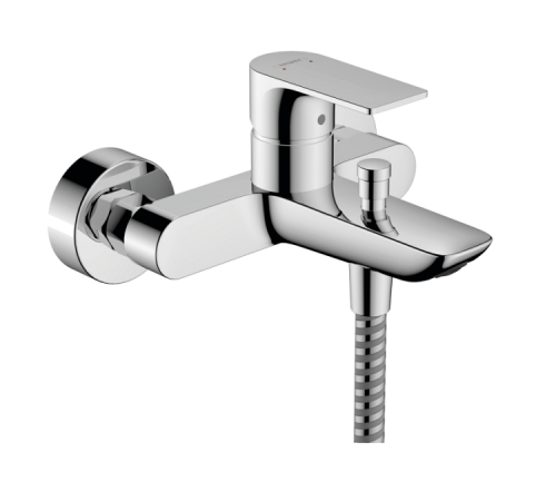 Смеситель для ванны и душа, Hansgrohe, Rebris E, цвет-хром