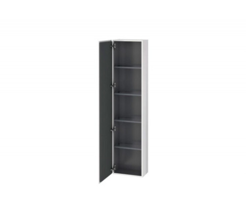 Шкаф-пенал, Duravit, L-Cube, шгв 400*243*1760, петли-слева, цвет-белый матовый