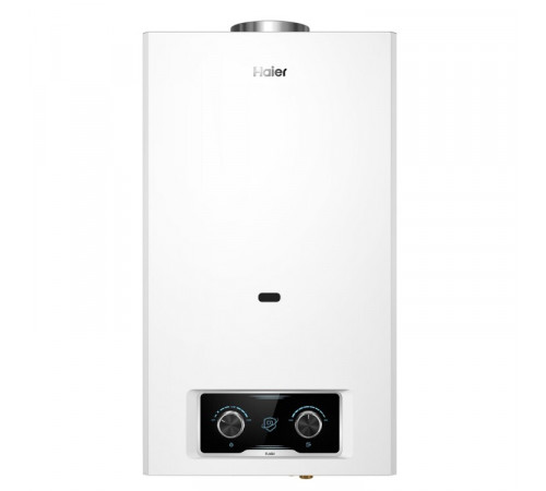 Водонагреватель газовый, проточный, Haier, Flash 10 Ap, с открытой камерой сгорания, механической модуляцией и пьезорозжигом, цвет-белый