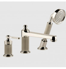 Смеситель для ванны и душа, Gessi, VENTI20, цвет-Nickel PVD
