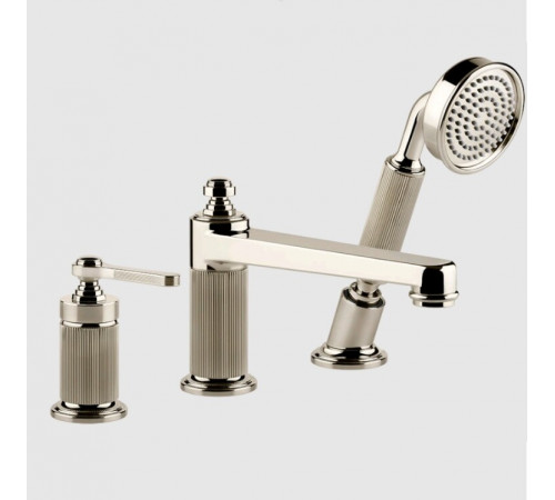 Смеситель для ванны и душа, Gessi, VENTI20, цвет-Nickel PVD