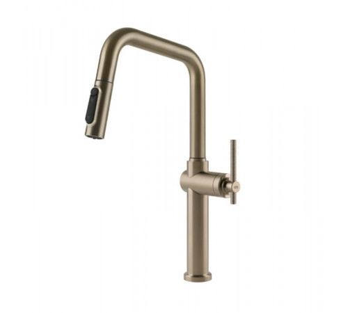 Смеситель для кухни, Gessi, Habito, с функцией фильтрации воды, цвет-Finox Brushed Nickel