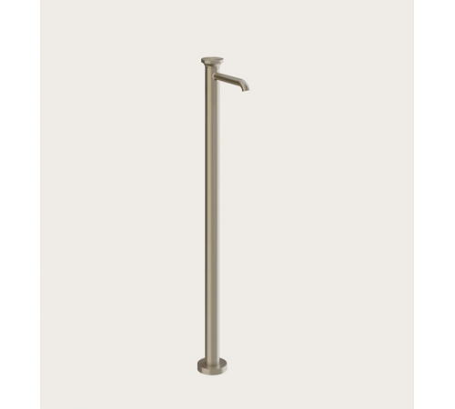 Смеситель для ванны, Gessi, Origini, напольный, цвет-Finox Brushed Nickel