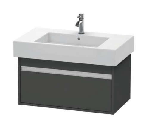 Тумба под раковину, Duravit, Ketho, шгв 800*455*410, раковина-необходимо заказать, цвет-графит матовый