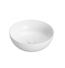 Раковина, Globo, T-EDGE, шгв 450*450*160, отверстия для смесителя-отсутствуют, CERASLIDE, BATAFORM, цвет-белый матовый