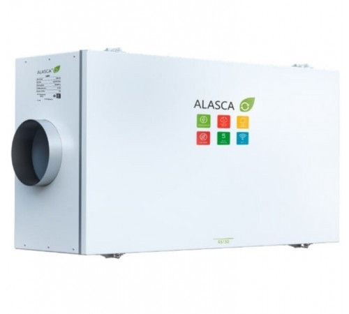P1000ECW Pro, Вентиляционная установка Alasca P приточная + смес. узел, заслонки, датчики