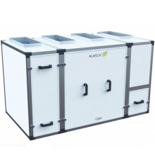 R2000V AC E 3~, Вентиляционная установка Alasca R приточно-вытяжная с энтальпийным пластинчатым рекуператором