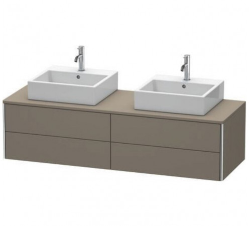 Тумба под раковину, Duravit, XSquare, шгв 1600*548*400, раковина-необходимо заказать, цвет-фланелево-серый шелковисто-матовый
