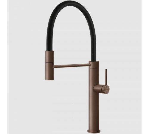 Смеситель для кухни, Gessi, 316, цвет-Copper Brushed PVD