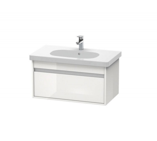 Тумба под раковину, Duravit, Ketho, шгв 800*455*410, раковина-необходимо заказать, цвет-белый глянцевый