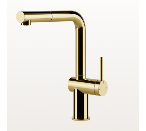 Смеситель для кухни, Gessi, INEDITO, цвет-золото PVD