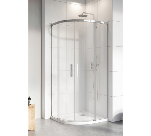 Боковые стенки, Radaway, Idea PDD, в комплекте-2 шт., левая и правая, шв 800/1200*2005, хром, цвет стекла-прозрачный, Easy Clean