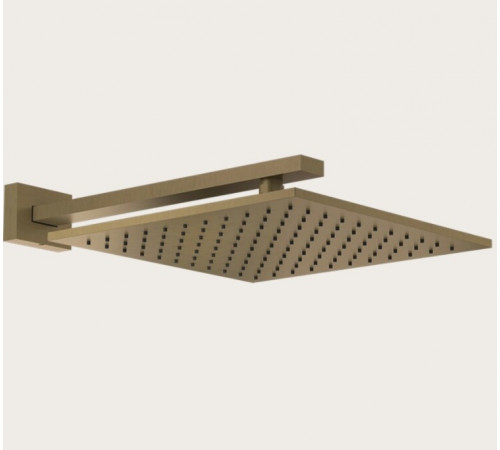 Верхний душ, Gessi, Rettangolo, 300*300, цвет-Antique Brass