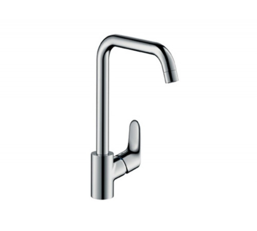 Смеситель для кухни, Hansgrohe, Focus M41, цвет-сталь