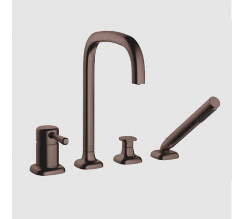 Смеситель для ванны и душа, Dornbracht, COYA, на борт ванны, цвет-Dark Bronze сатинированный (PVD)
