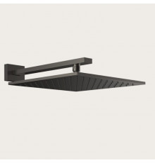 Верхний душ, Gessi, Rettangolo, 300*300, цвет-Black Metal Brushed PVD