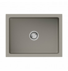 Мойка, OMOIKIRI, Mikura, шгв 610*460*254, отверстия для смесителя-отсутствуют, цвет-cappuccino coffee
