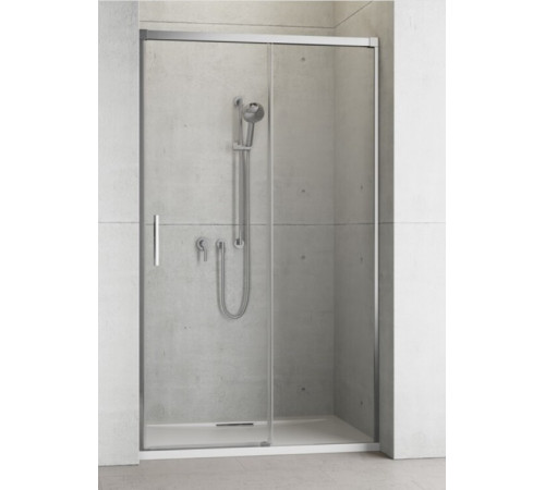 Дверь, Radaway, Idea 6 DWJ, шв 1300*2005, петли-справа, хром, цвет стекла-прозрачный, Easy Clean