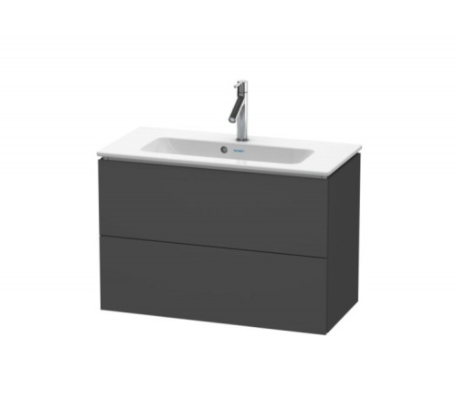 Тумба под раковину, Duravit, L-Cube, шгв 820*391*550, раковина-необходимо заказать, цвет-графит матовый