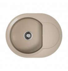 Мойка, OMOIKIRI, Sakaime, шгв 600*470*220, отверстия для смесителя-2 промаркированных, цвет-бежевый