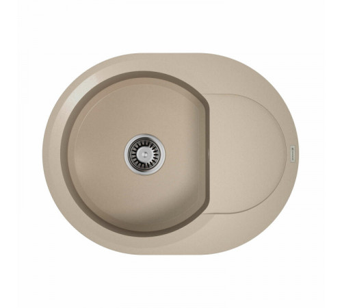 Мойка, OMOIKIRI, Sakaime, шгв 600*470*220, отверстия для смесителя-2 промаркированных, цвет-бежевый
