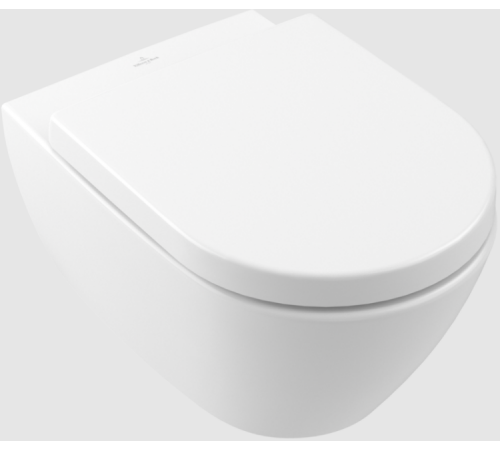 Унитаз, Villeroy&Boch, Subway 2.0, подвесной, шгв 370*560*365, CeramicPlus/AntiBac, цвет-камень белый