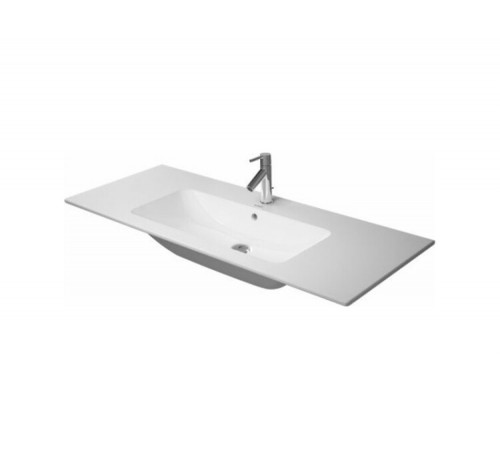 Раковина, Duravit, ME by Starck, шгв 1230*490*180, отверстия для смесителя-отсутствуют, цвет-белый