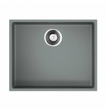 Мойка, OMOIKIRI, Bosen, шгв 540*440*220, отверстия для смесителя-отсутствуют, цвет-Leningrad Grey