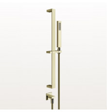 Душевой гарнитур, Gessi, Rettangolo shower, 35*15, цвет-Brass PVD