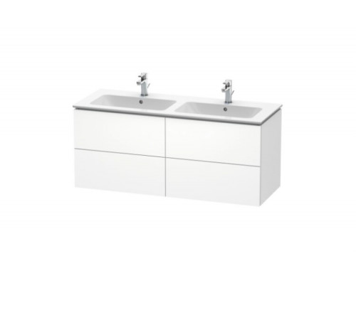 Тумба под раковину, Duravit, L-Cube, шгв 1290*481*550, раковина-необходимо заказать, цвет-белый матовый