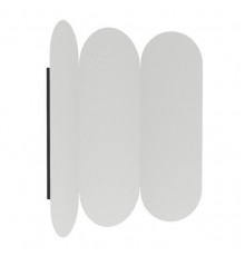 Зеркало, Scarabeo, Mirror, Trino T, 3 овальные части, шгв 800*160*750, без подсветки