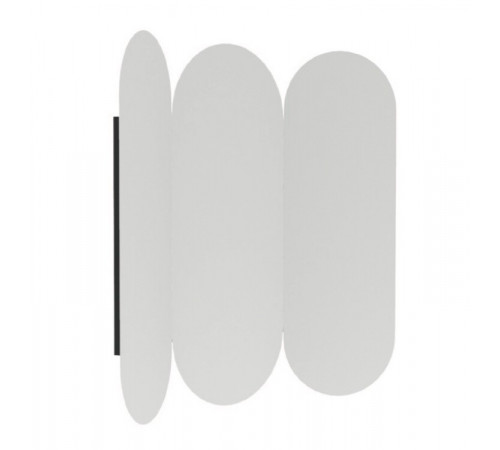 Зеркало, Scarabeo, Mirror, Trino T, 3 овальные части, шгв 800*160*750, без подсветки