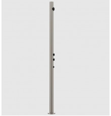 Душевая стойка, Gessi, Outdoor, уличная, на 2 выхода, цвет-Steel Brushed (старый арт. 63210/239)