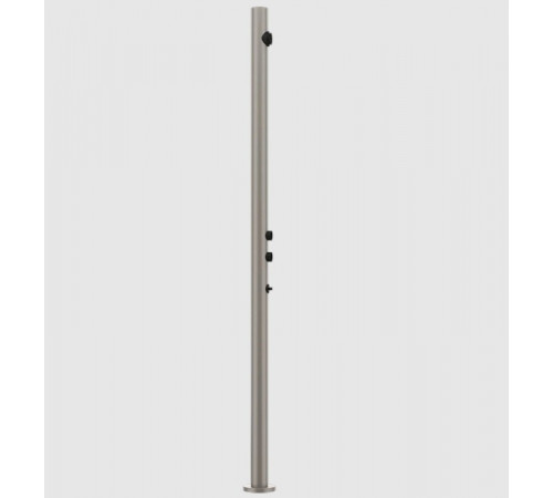 Душевая стойка, Gessi, Outdoor, уличная, на 2 выхода, цвет-Steel Brushed (старый арт. 63210/239)