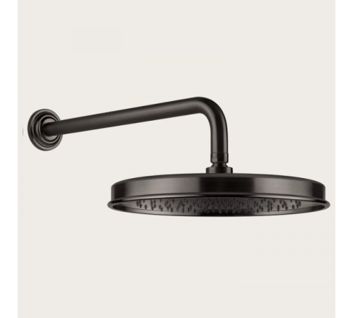 Верхний душ, Gessi, VENTI20, 328*328, цвет-Black Metal Brushed PVD