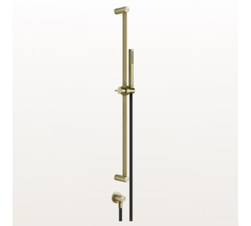Душевой гарнитур, Gessi, 316 Bath-Shower, 25, цвет-Brushed Brass PVD