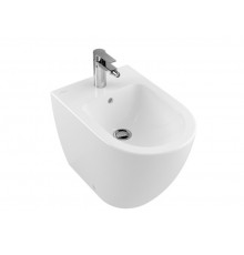 Биде, Villeroy&Boch, Subway 2.0, напольный, шгв 370*560*400, CeramicPlus, цвет-альпийский белый