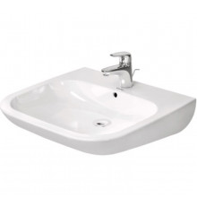 Раковина, Vital, Duravit, D-Code, шгв 600*555*155, отверстия для смесителя-1, цвет-белый