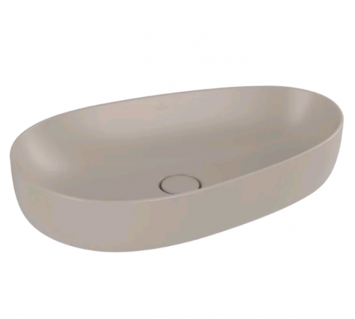 Раковина, Villeroy&Boch, Antao, шгв 650*400*145, отверстия для смесителя-отсутствуют, CeramicPlus, цвет-Almond