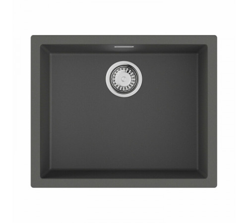 Мойка, OMOIKIRI, Yamakawa, шгв 556*456*220, отверстия для смесителя-отсутствуют, цвет-платина