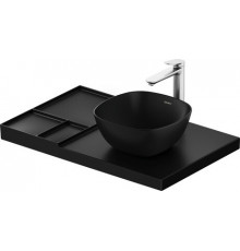 Столешница, Duravit, Aurena, шгв 800*500*65, HygieneGlaze, цвет-чёрный