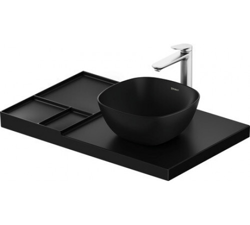 Столешница, Duravit, Aurena, шгв 800*500*65, HygieneGlaze, цвет-чёрный