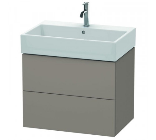 Тумба под раковину, Duravit, L-Cube, шгв 684*459*544, раковина-необходимо заказать, цвет-базальт матовый