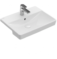 Раковина, Villeroy&Boch, Avento, шг 550*360, CeramicPlus, цвет-альпийский белый